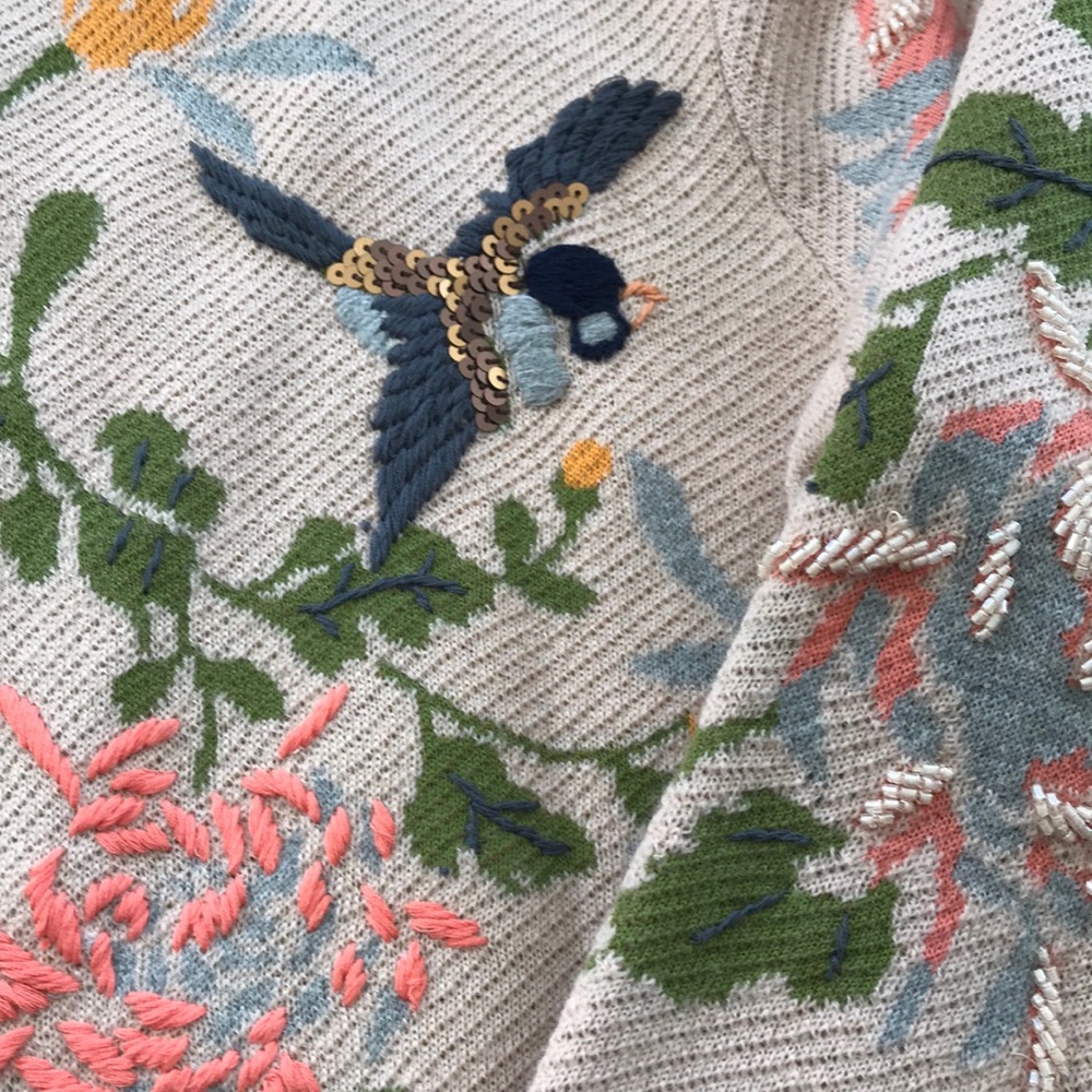 Embroidered sweater - Picture 2 of 2